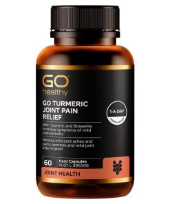 GO Healthy Turmeric Joint Pain Relief 60 Hard Capsules chính hãng Úc