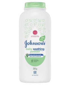 Johnsons Baby Pure Cornstarch Powder Aloe & Vit E 200g chính hãng Úc
