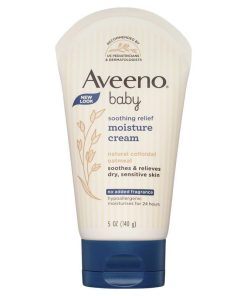 Aveeno Baby Soothing Relief Fragrance Free Moisture Cream 140g chính hãng Úc