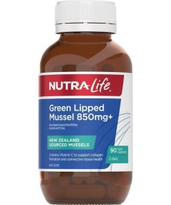Nutra-Life Green Lipped Mussel 850mg 90 Capsules chính hãng Úc