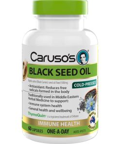 Carusos Black Seed Oil 500 60 Capsules chính hãng Úc