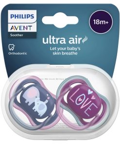 Avent Ultra Air Soother 18+ Months 2 Pack chính hãng Úc