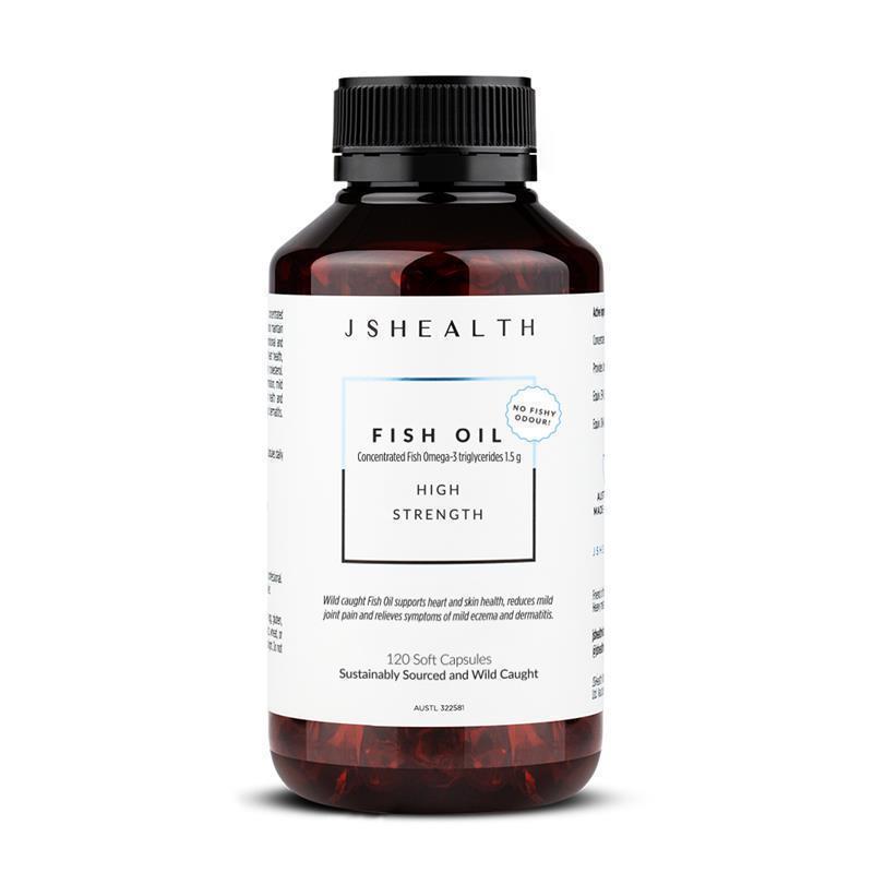 JSHealth Fish Oil + 120 Capsules chính hãng Úc