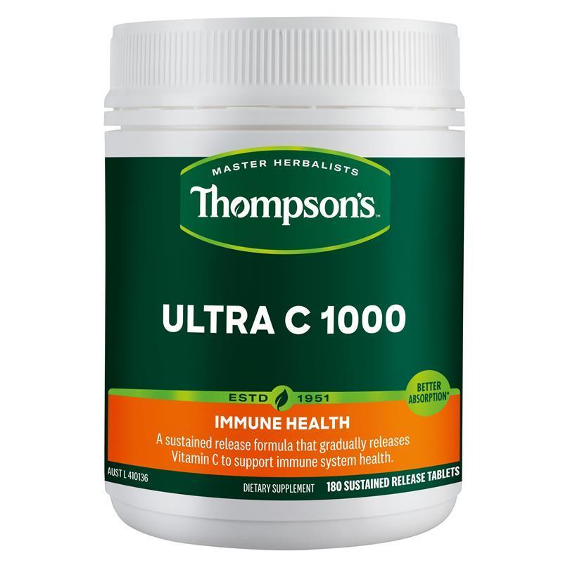 Thompson's Ultra C 1000mg 180 Tablets chính hãng Úc