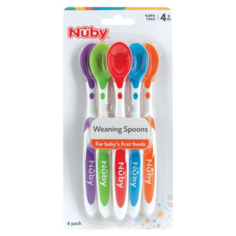 Nuby Weaning Spoons 6 Pack chính hãng Úc