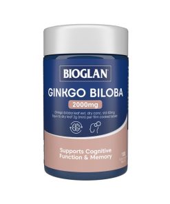 Bioglan Ginkgo Biloba 2000mg 100 Tablets chính hãng Úc