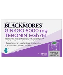 Blackmores Ginkgo 6000mg 30 Tablets chính hãng Úc