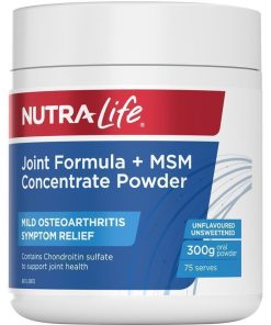 Nutra-Life Glucosamine Chondroitin Msm Joint Food 300g Powder chính hãng Úc