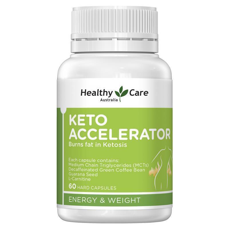 Healthy Care Keto Accelerator 60 Capsules chính hãng Úc