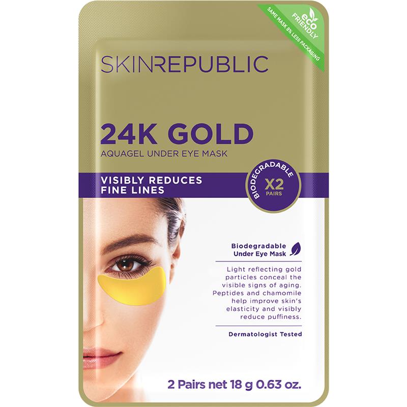 Skin Republic 24k Gold Under Eye Patches chính hãng Úc