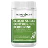 Healthy Care Blood Sugar Control with Berberine 100 Capsules chính hãng Úc