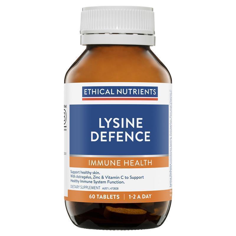Ethical Nutrients Lysine Defence 60 Tablets NEW chính hãng Úc
