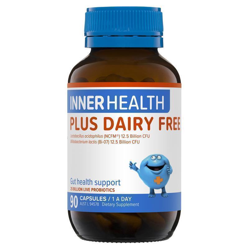 Inner Health Plus Dairy Free Probiotic 90 Capsules Fridge Line chính hãng Úc