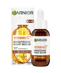 Garnier Skin Active Vitamin C Brightening Night Serum 30ml chính hãng Úc