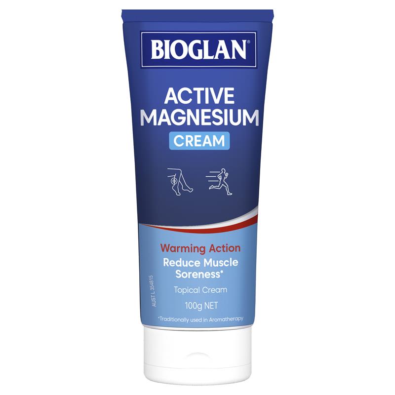 Bioglan Active Magnesium Cream 100g chính hãng Úc