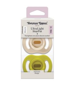 Tommee Tippee Ultralight Soother Day 6-18 Months 2 Pack chính hãng Úc