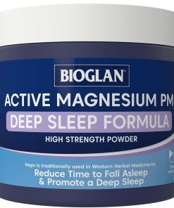 Bioglan Active Magnesium PM Deep Sleep Formula 240g chính hãng Úc