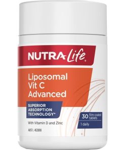 Nutra-Life Liposomal Vitamin C Advanced 30 Tablets chính hãng Úc