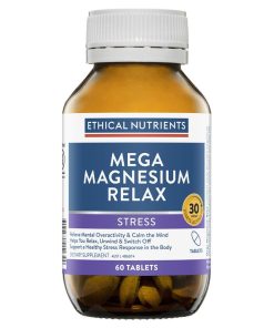Ethical Nutrients Mega Magnesium Relax 60 Tablets chính hãng Úc
