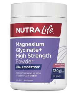 Nutra-Life Mag Glycinate High Strength Berry Powder 360g Exclusive Size chính hãng Úc