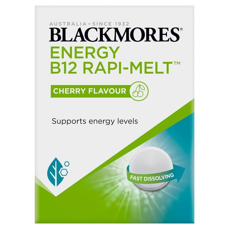 Blackmores Energy B12 1000mcg Rapi-Melt 90 Tablets chính hãng Úc