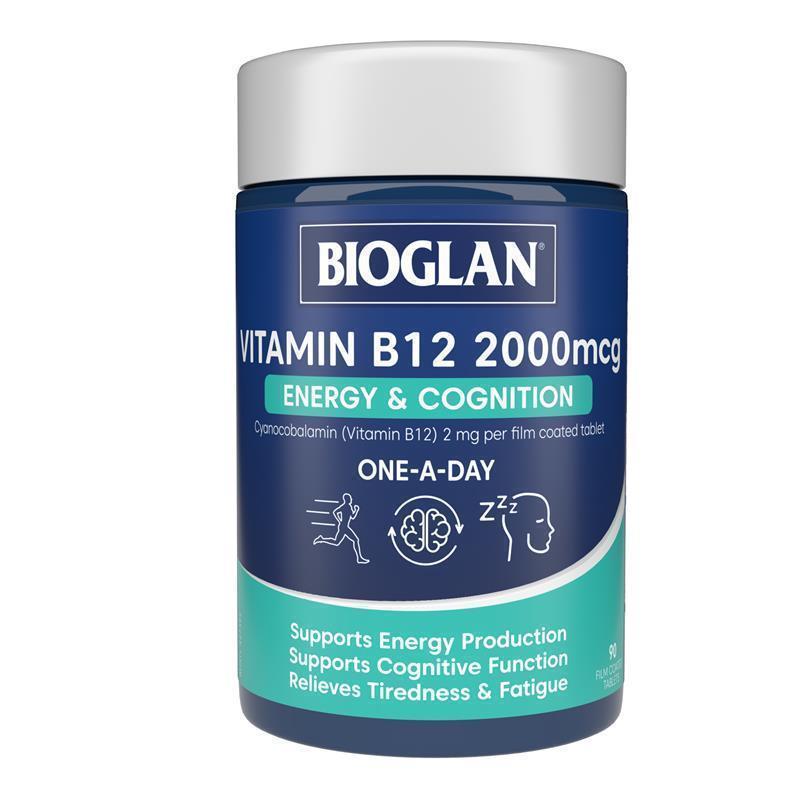 Bioglan Vitamin B12 2000mcg 90 Tablets chính hãng Úc