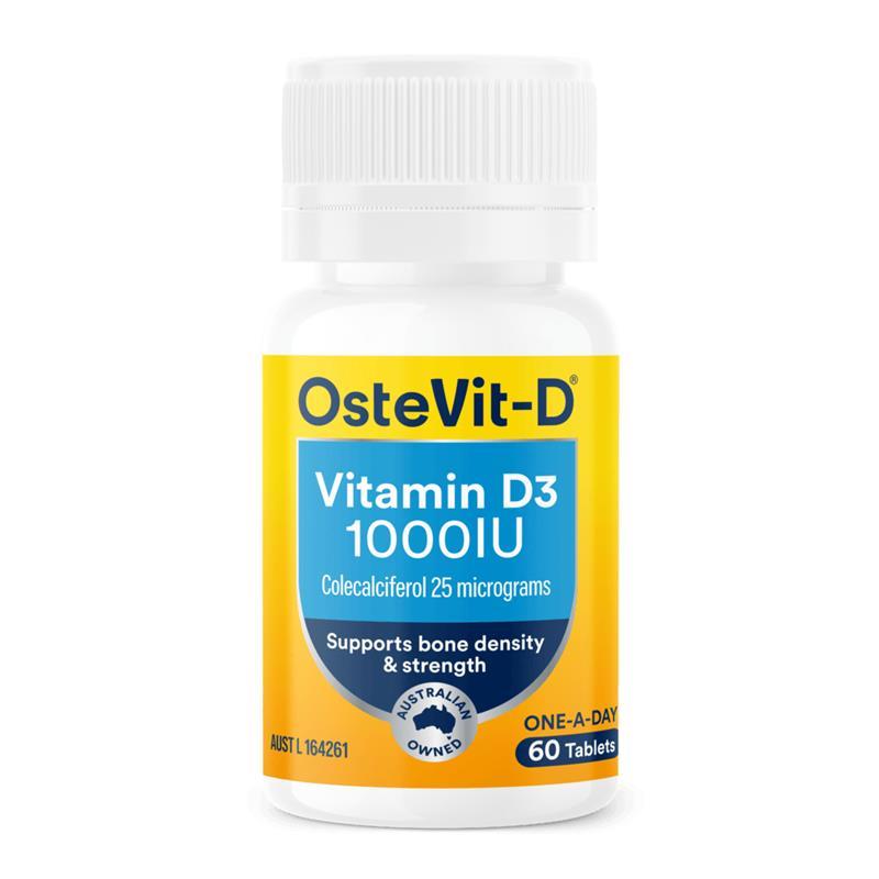 OsteVit-D Vitamin D3 One-A-Day 60 Tablets chính hãng Úc