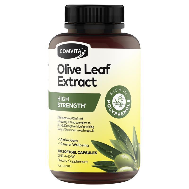 Comvita Olive Leaf High Strength Capsules 120 Capsules chính hãng Úc