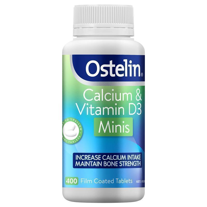 Ostelin Calcium & Vit D 400 Mini Tablets Exclusive Size chính hãng Úc