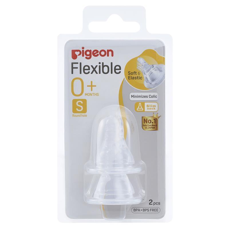 Pigeon Flexible Peristaltic Nipple S 2 Pack chính hãng Úc