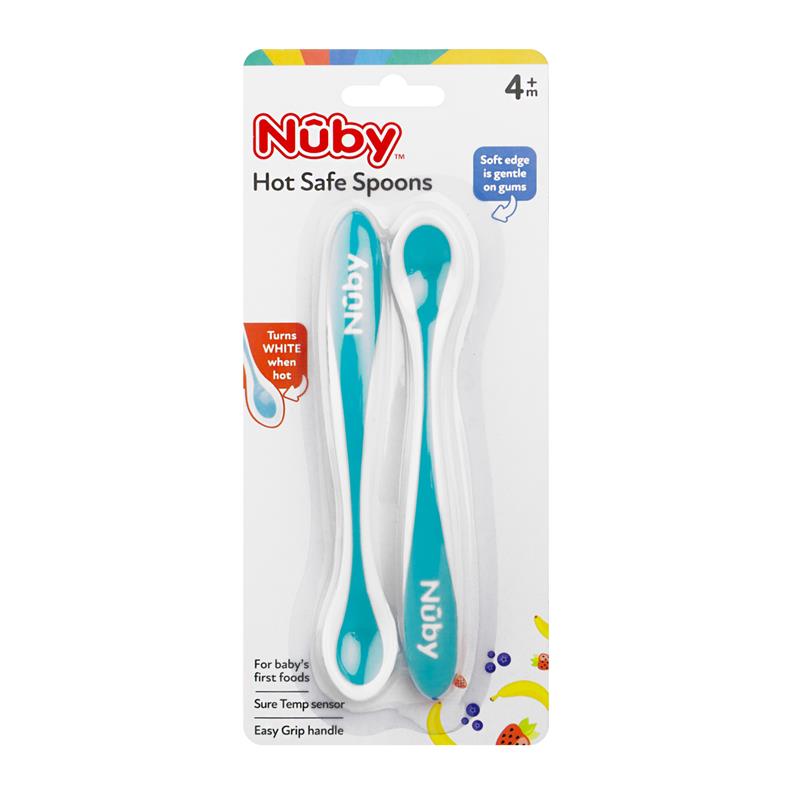 Nuby Hot Safe Spoons 2 Pack chính hãng Úc
