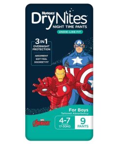 Huggies DryNites Boy 4-7 Years 9 Pack chính hãng Úc