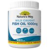 Nature's Way Wild Caught Fish Oil 1000mg 500 Capsules Exclusive chính hãng Úc