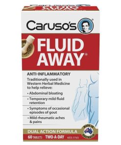 Carusos Fluid Away 60 Tablets chính hãng Úc