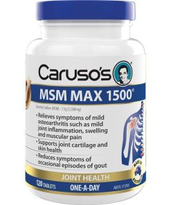 Carusos MSM Max 1500 120 Tablets chính hãng Úc
