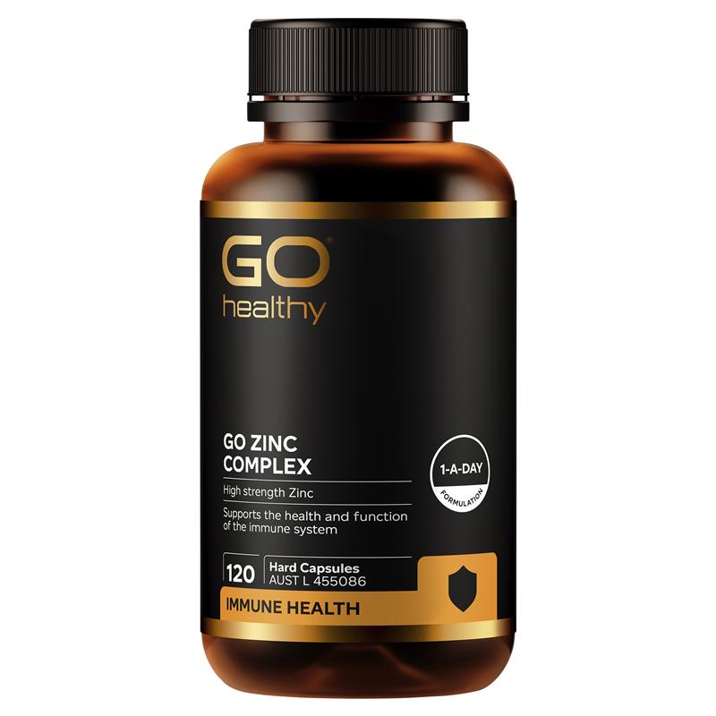 GO Healthy Zinc Complex 120 Hard Capsules chính hãng Úc