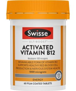 Swisse Ultiboost Activated Vitamin B12 (1000mcg) 60 Tablets chính hãng Úc