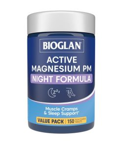 Bioglan Active Magnesium PM 150 Tablets chính hãng Úc