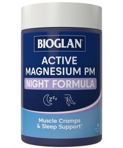 Bioglan Active Magnesium PM 60 Tablets chính hãng Úc