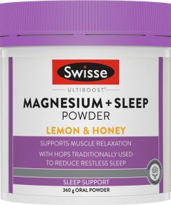 Swisse Ultiboost Magnesium + Sleep Powder 360g chính hãng Úc