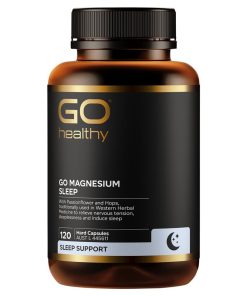 Go Healthy Magnesium Sleep 120 Vege Capsules Exclusive Size chính hãng Úc
