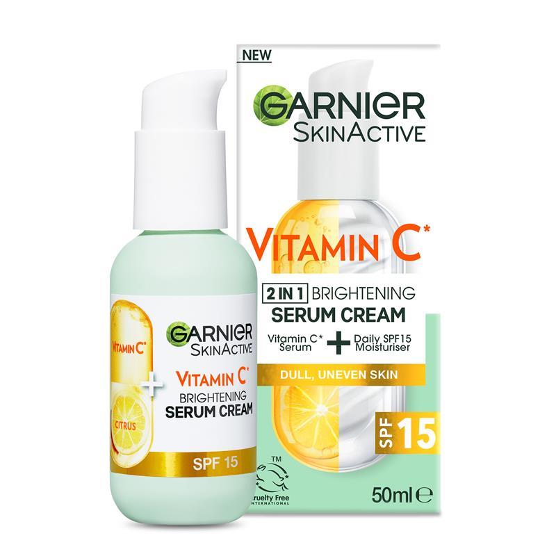 Garnier Skin Active Vitamin C Serum Cream 50ml chính hãng Úc