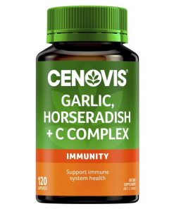 Cenovis Garlic, Horseradish + C Complex 120 Capsules chính hãng Úc