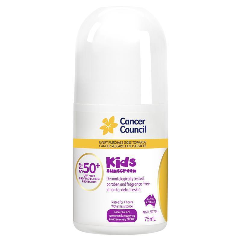 Cancer Council SPF 50+ Kids 75ml Roll On chính hãng Úc