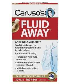 Carusos Fluid Away 30 Tablets chính hãng Úc