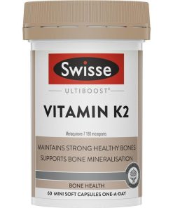 Swisse Ultiboost Vitamin K2 60 Capsules chính hãng Úc