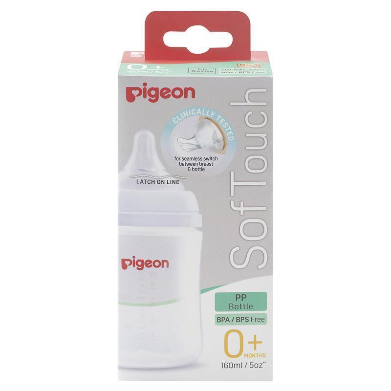 Pigeon SofTouch Bottle PP 160ml chính hãng Úc