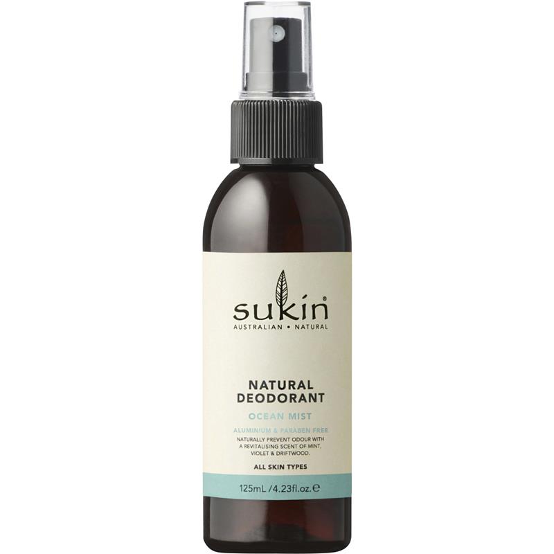 Sukin Natural Deodorant Ocean Mist 125ml chính hãng Úc