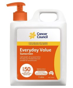 Cancer Council SPF 50+ Everyday Value 1 Litre chính hãng Úc