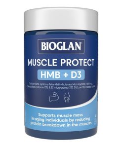 Bioglan Muscle Protect HMB + D3 60 Tablets chính hãng Úc